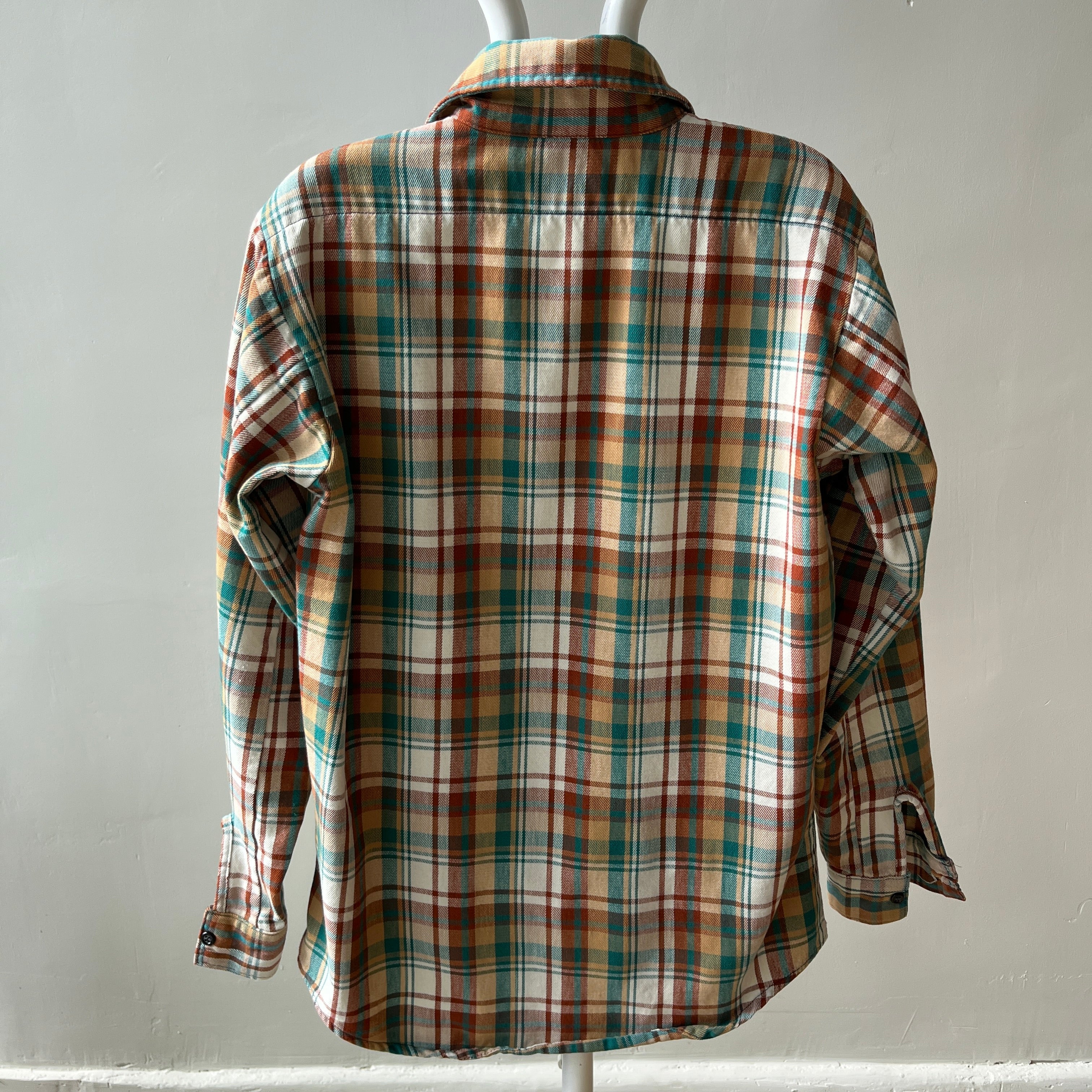 1970/80s Cotton Flannel (not flannel fabric) Shirt