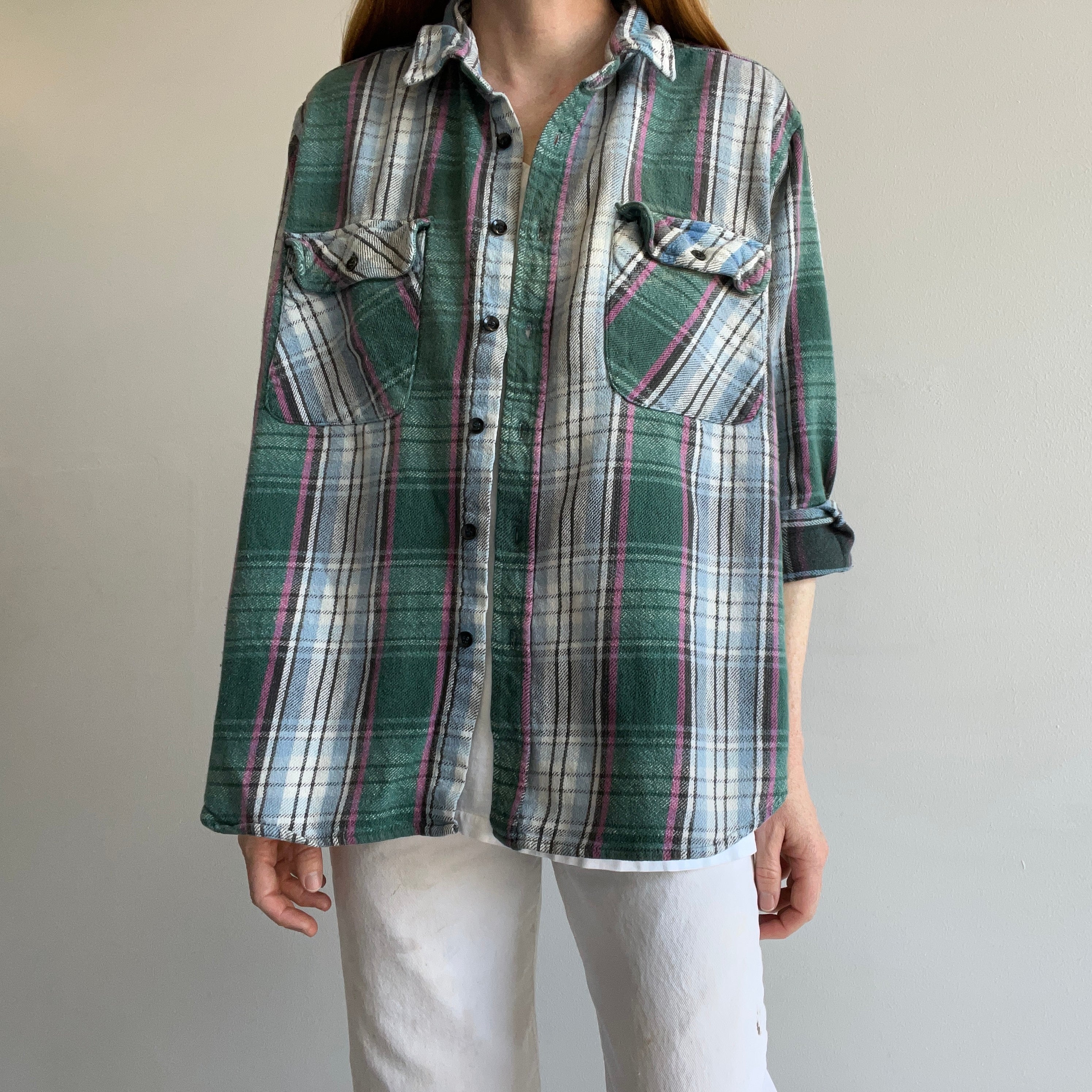 1990s Coleman Cotton Flannel - Great Plaid