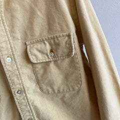 1970s The Woodsman Klondike Super Soft Chamois or Moleskin Cotton Flannel