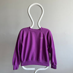 1970/80s Track and Court Shorter Purple Raglan