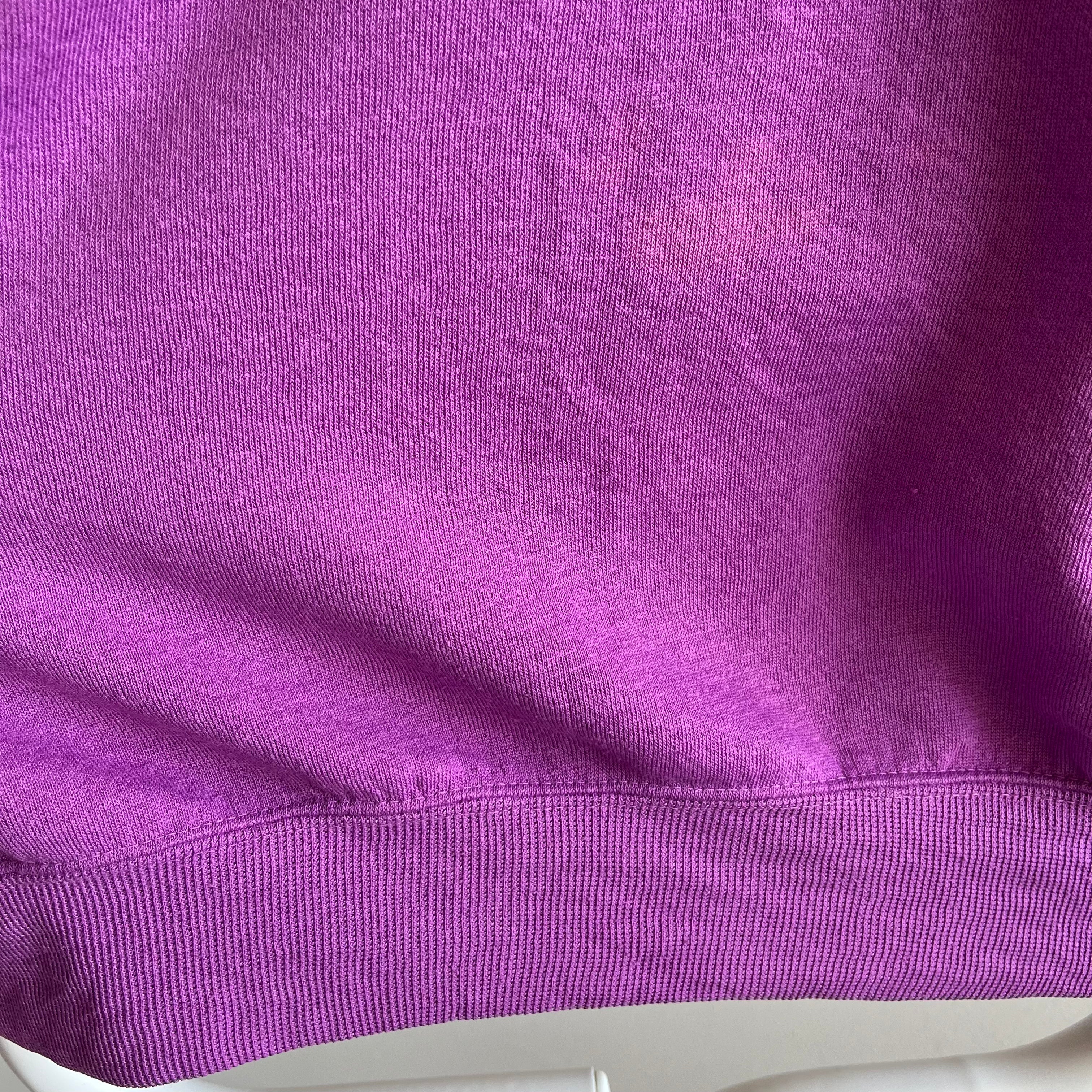 1970/80s Track and Court Shorter Purple Raglan