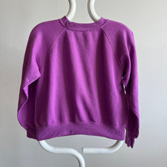 1970/80s Track and Court Shorter Purple Raglan