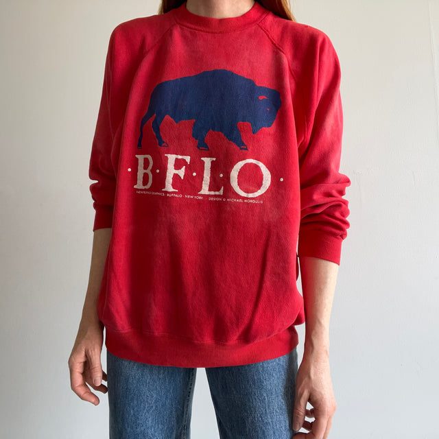 1990s BFLO Bleached Out Sun Faded Beyond Sweatshirt