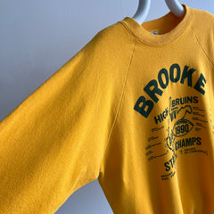 1990 Brooke State Champs Front and Back Sweatshirt
