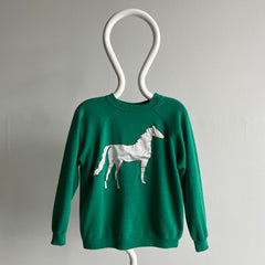 1980s DIY Running Horse Sweatshirt - Awwww