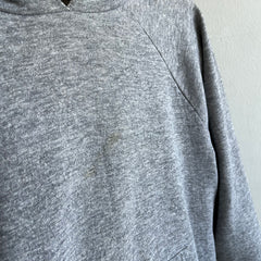 1980s Gray Pull Over Hoodie by Healthknit