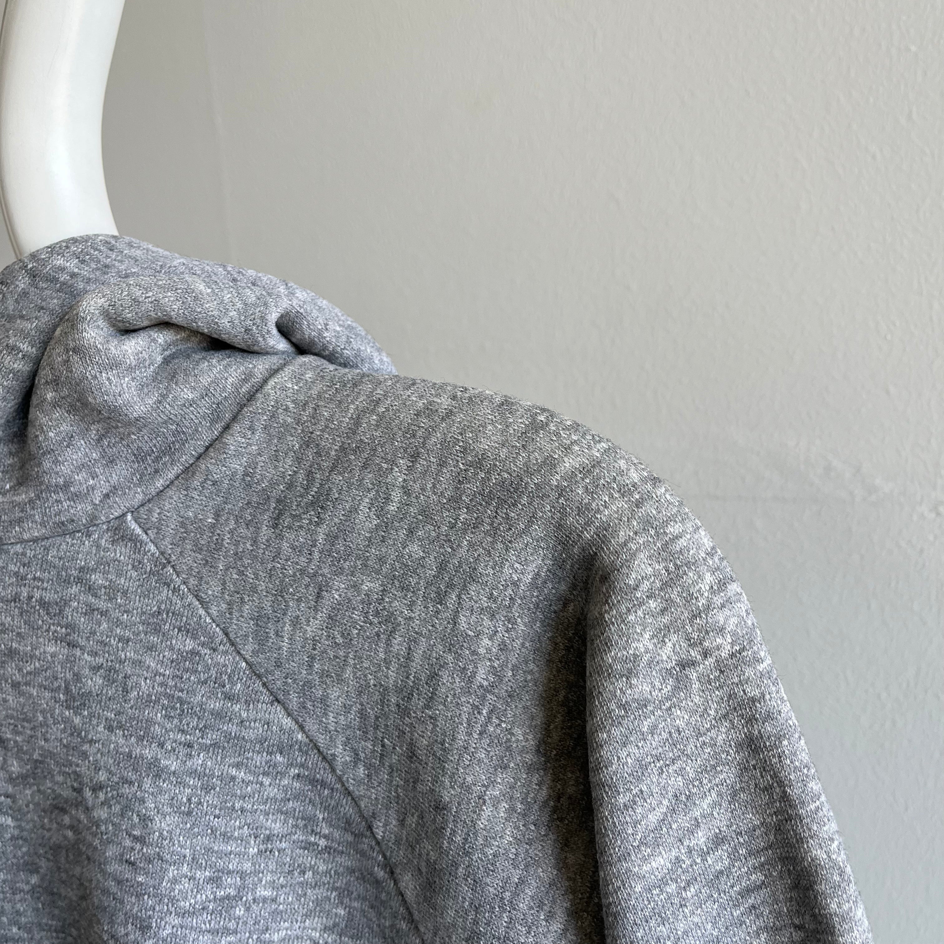 1980s Gray Pull Over Hoodie by Healthknit