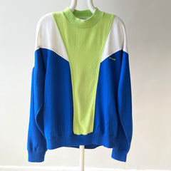 1980s Super Soft McGregor Color Block Sweatshirt