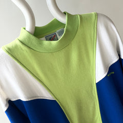 1980s Super Soft McGregor Color Block Sweatshirt