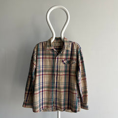 1990s L.L.Bean Single Pocket Cotton Flannel/Shirt - Yes Please!