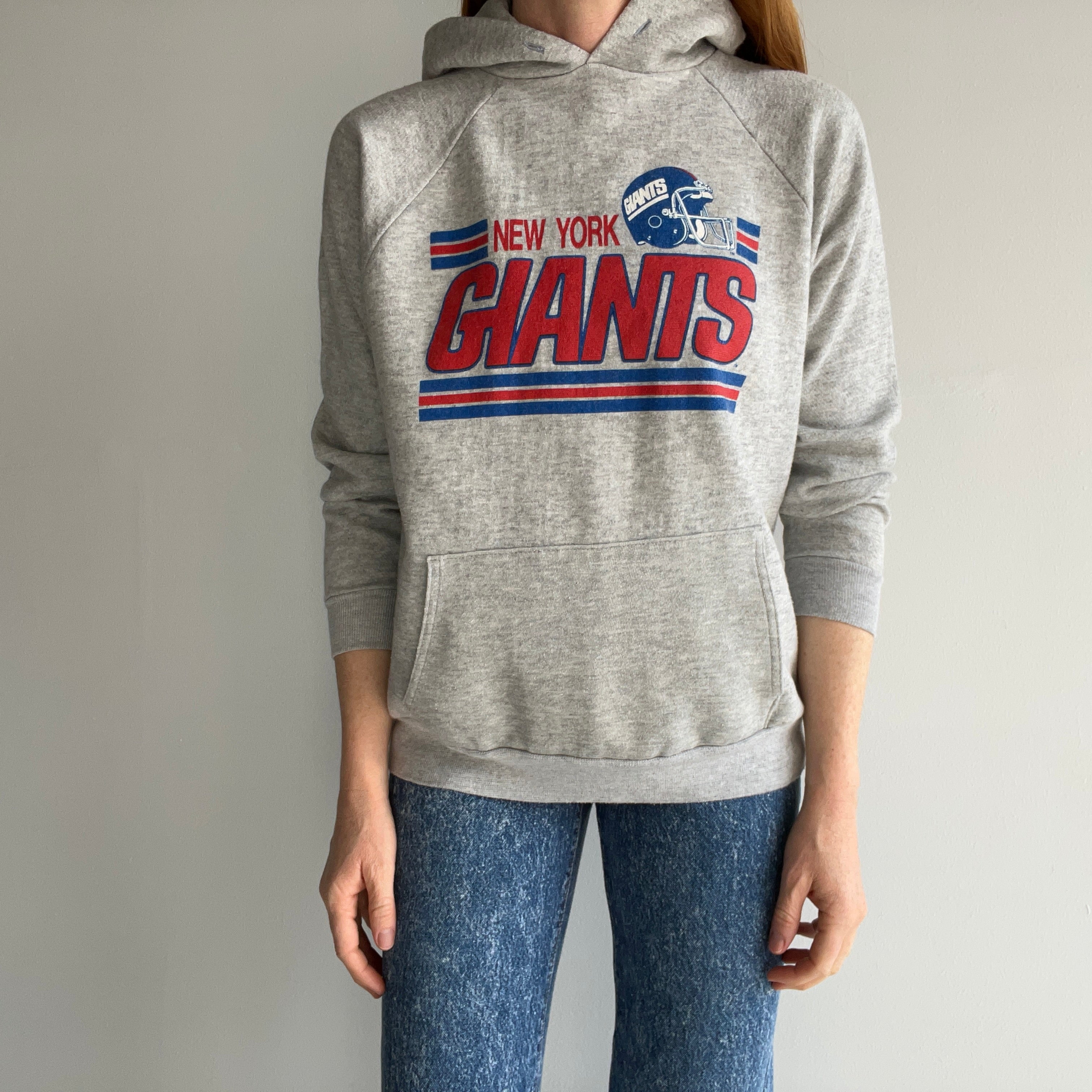 1980s NY Giants Pullover Hoodie