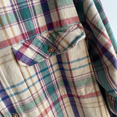 1990s L.L.Bean Single Pocket Cotton Flannel/Shirt - Yes Please!