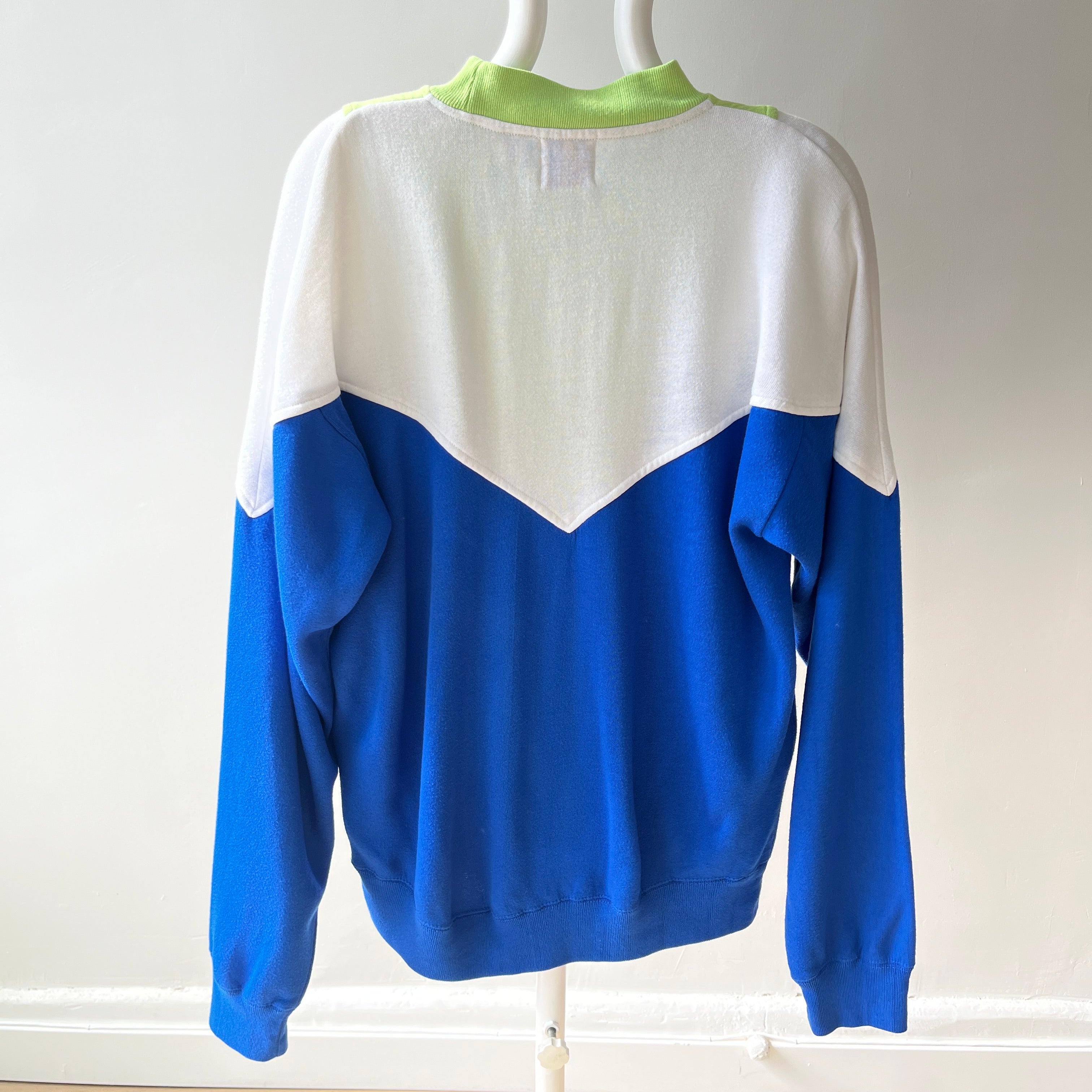 1980s Super Soft McGregor Color Block Sweatshirt