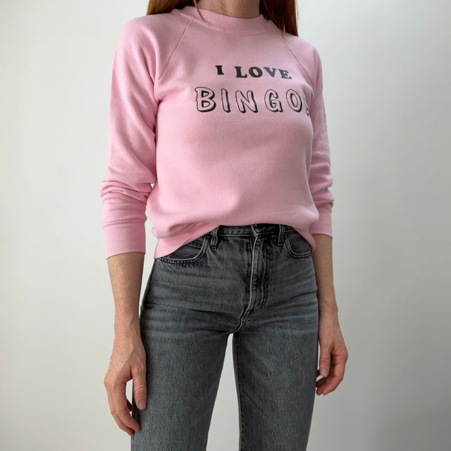 1980s I LOVE BINGO FOTL Sweatshirt