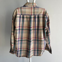 1990s L.L.Bean Single Pocket Cotton Flannel/Shirt - Yes Please!