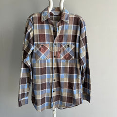 1980/90s Lightweight Longer Single Sided Soft Five Brothers Flannel