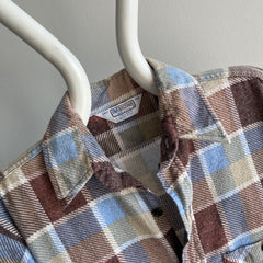 1980/90s Lightweight Longer Single Sided Soft Five Brothers Flannel