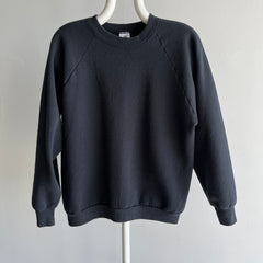 1980s Faded Black FOTL Soft and Cozy Sweatshirt