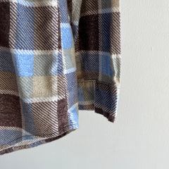 1980/90s Lightweight Longer Single Sided Soft Five Brothers Flannel