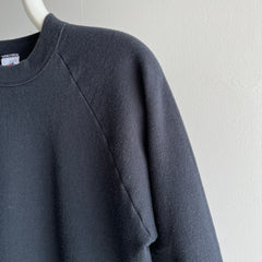 1980s Faded Black FOTL Soft and Cozy Sweatshirt