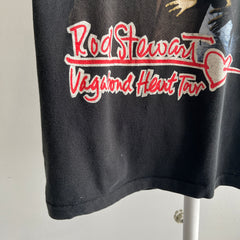 1991-92 Rod Stewart Vagabond Heart Tour Front and Back T-Shirt