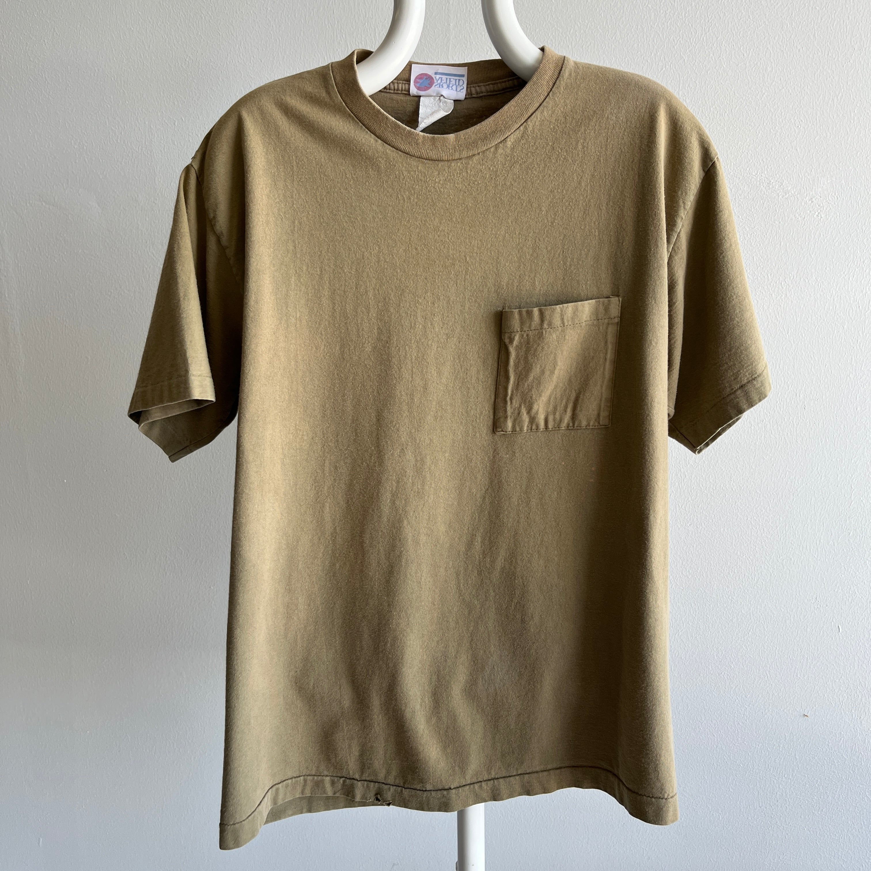 1990s Desert Sand Cotton Pocket T-Shirt