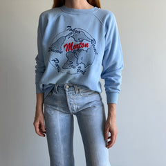 1980s Rome, Tokyo, Moscow, Paris, Morton (pop 1,036) Funny Tourist Sweatshirt