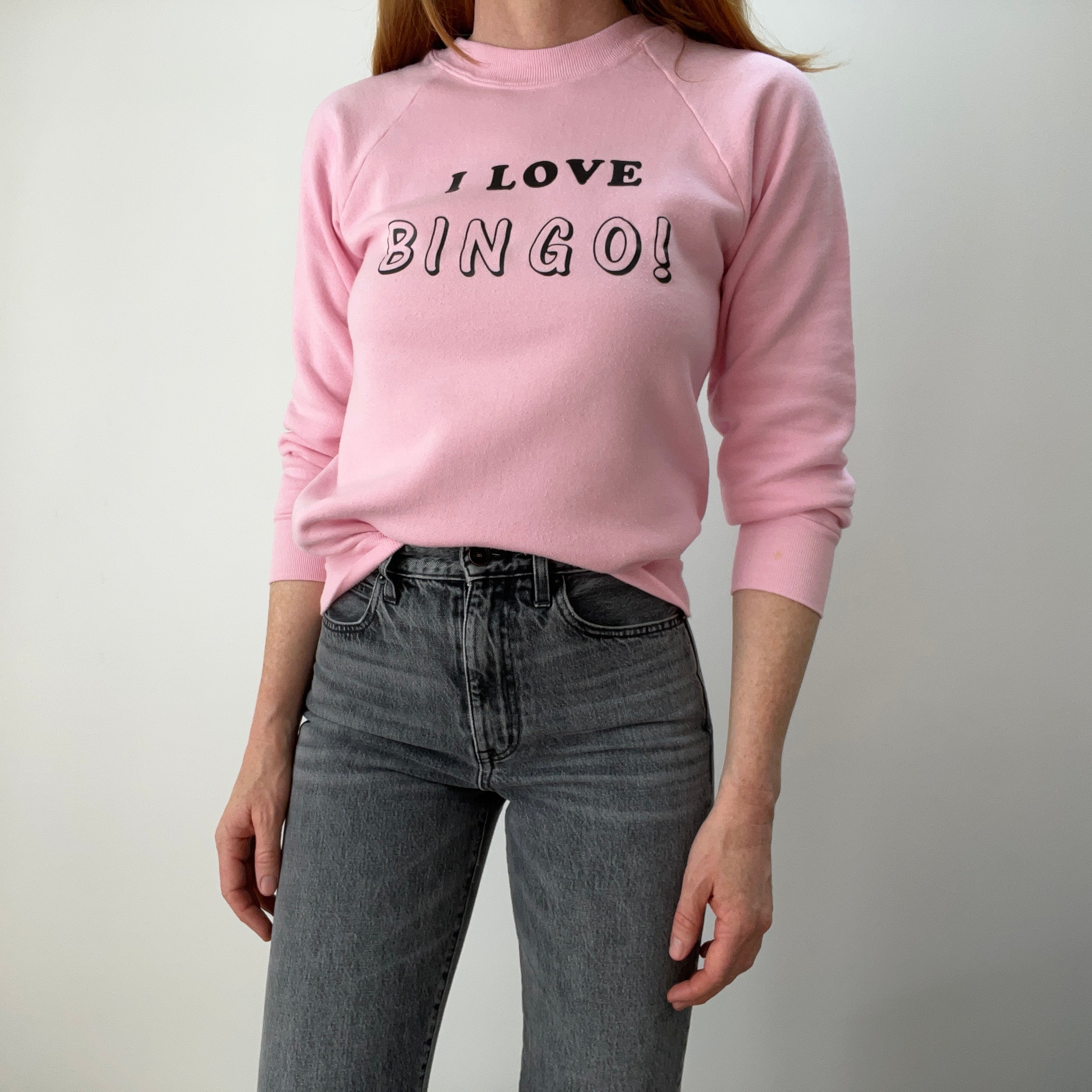 1980s I LOVE BINGO FOTL Sweatshirt