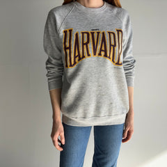 1980s I Never Went To Harvard - Small Print Sweatshirt