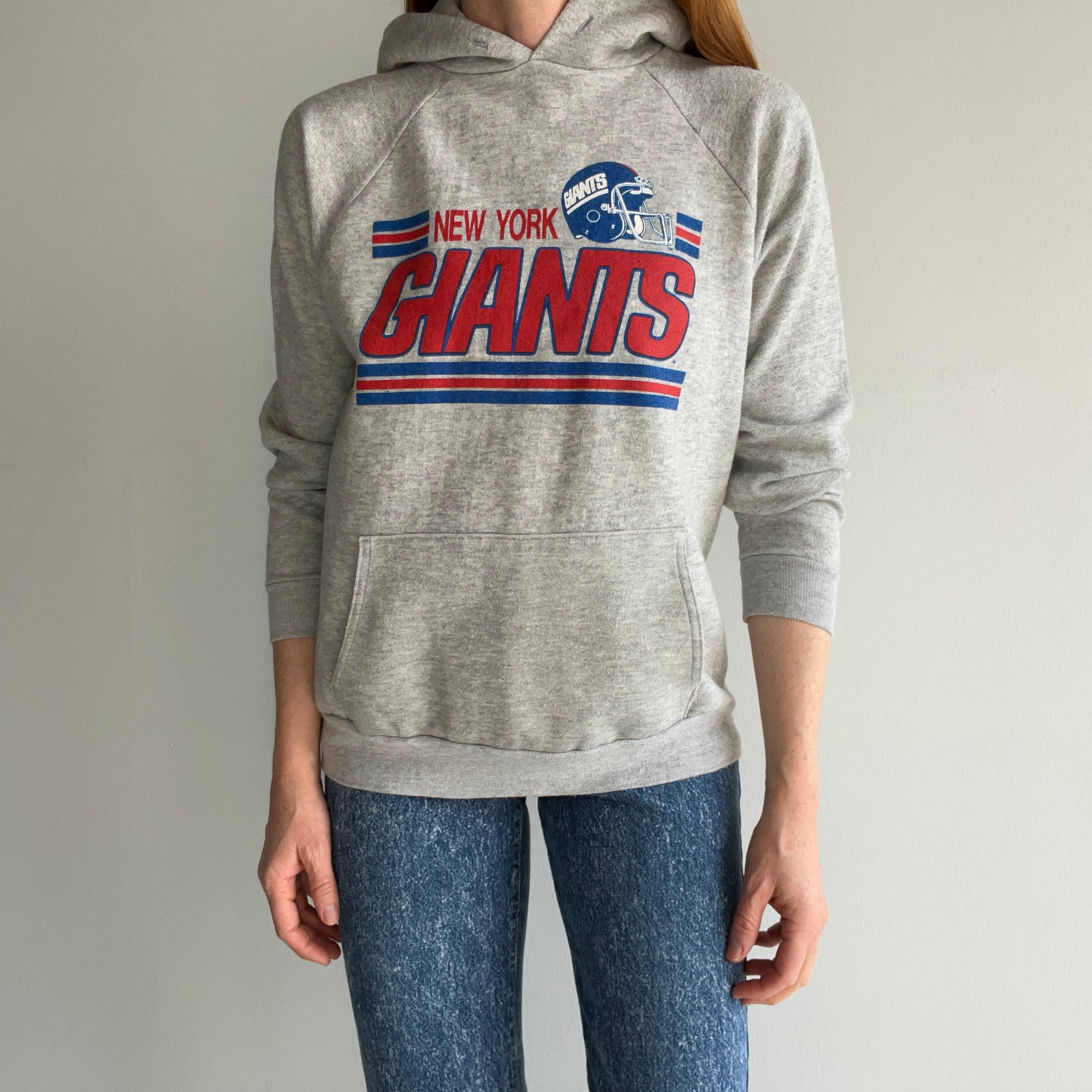 1980s NY Giants Pullover Hoodie