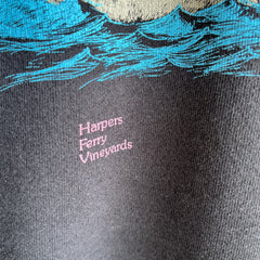 1987 Harpers Ferry Vineyards - Sea Otter Drinking Wine - Perfectly Worn Sweatshirt