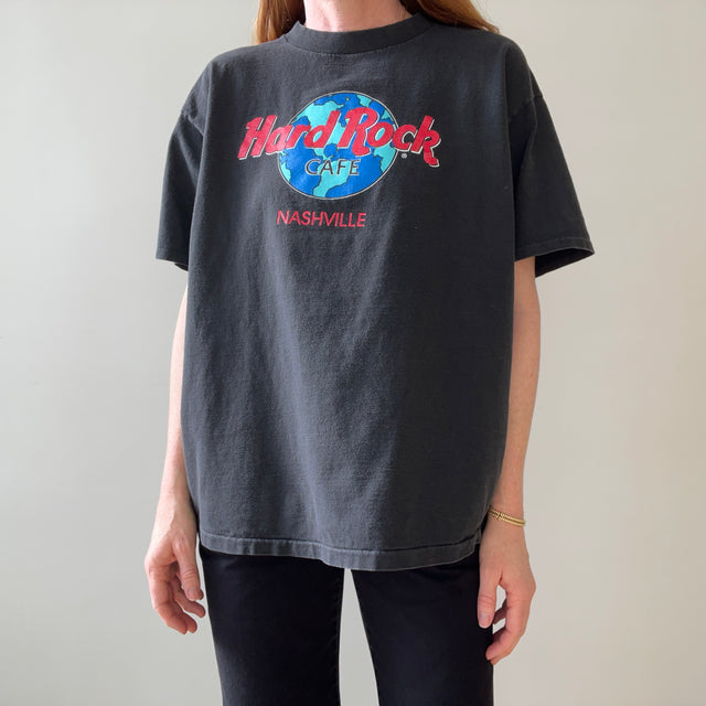 1980s/90s Black Hard Rock Cafe Nashville T Shirt