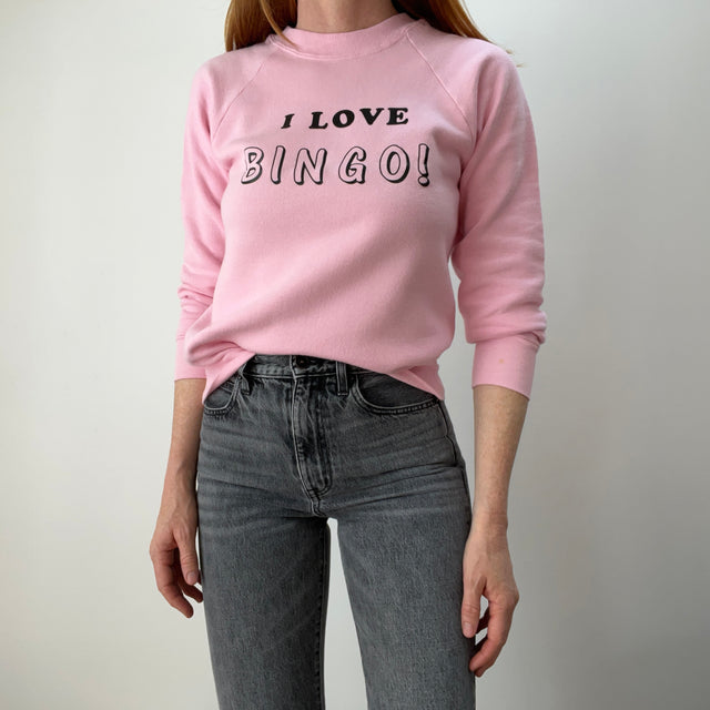 1980s I LOVE BINGO FOTL Sweatshirt