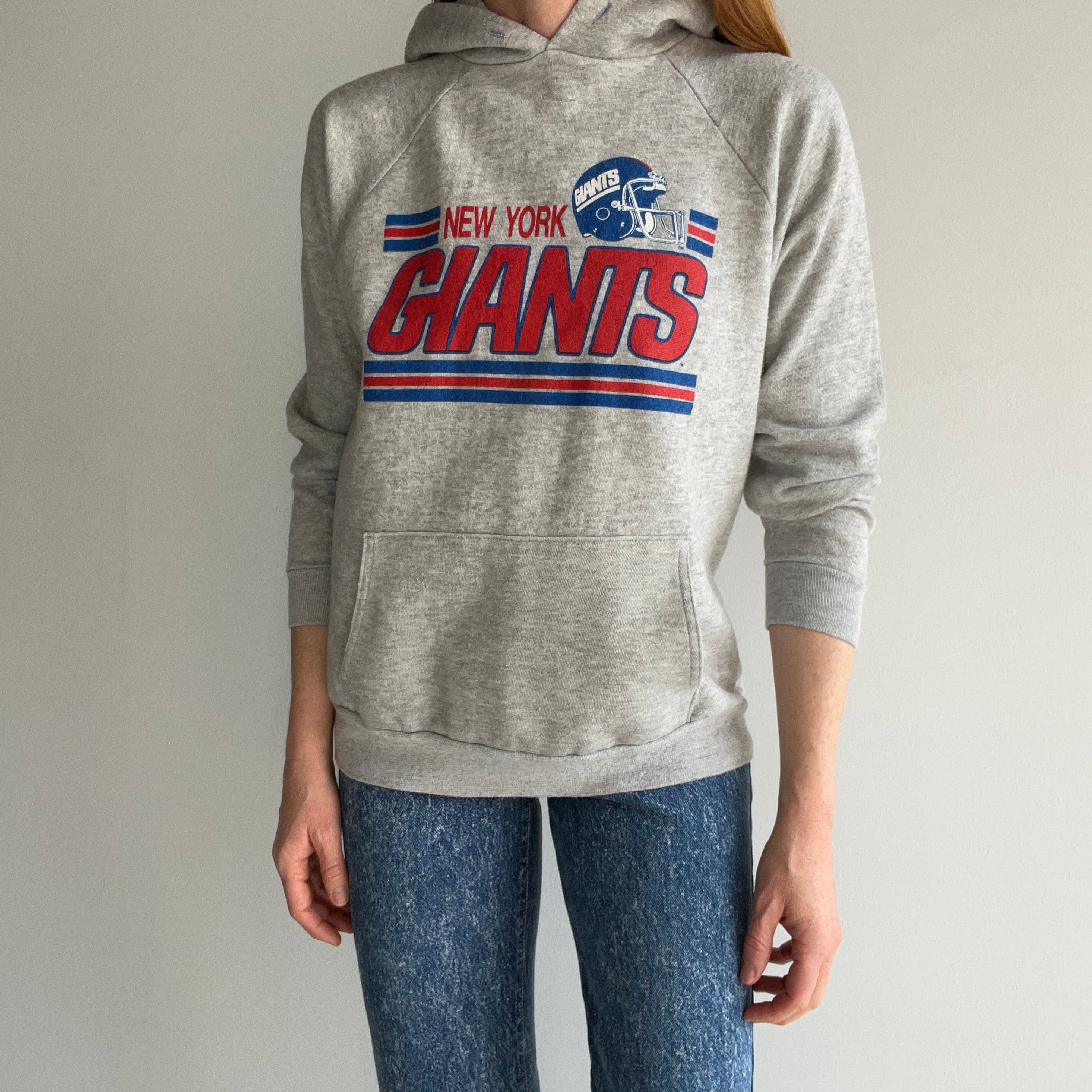 1980s NY Giants Pullover Hoodie