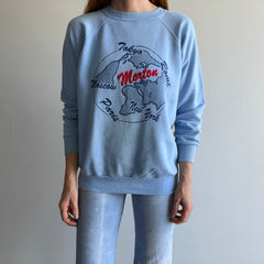 1980s Rome, Tokyo, Moscow, Paris, Morton (pop 1,036) Funny Tourist Sweatshirt