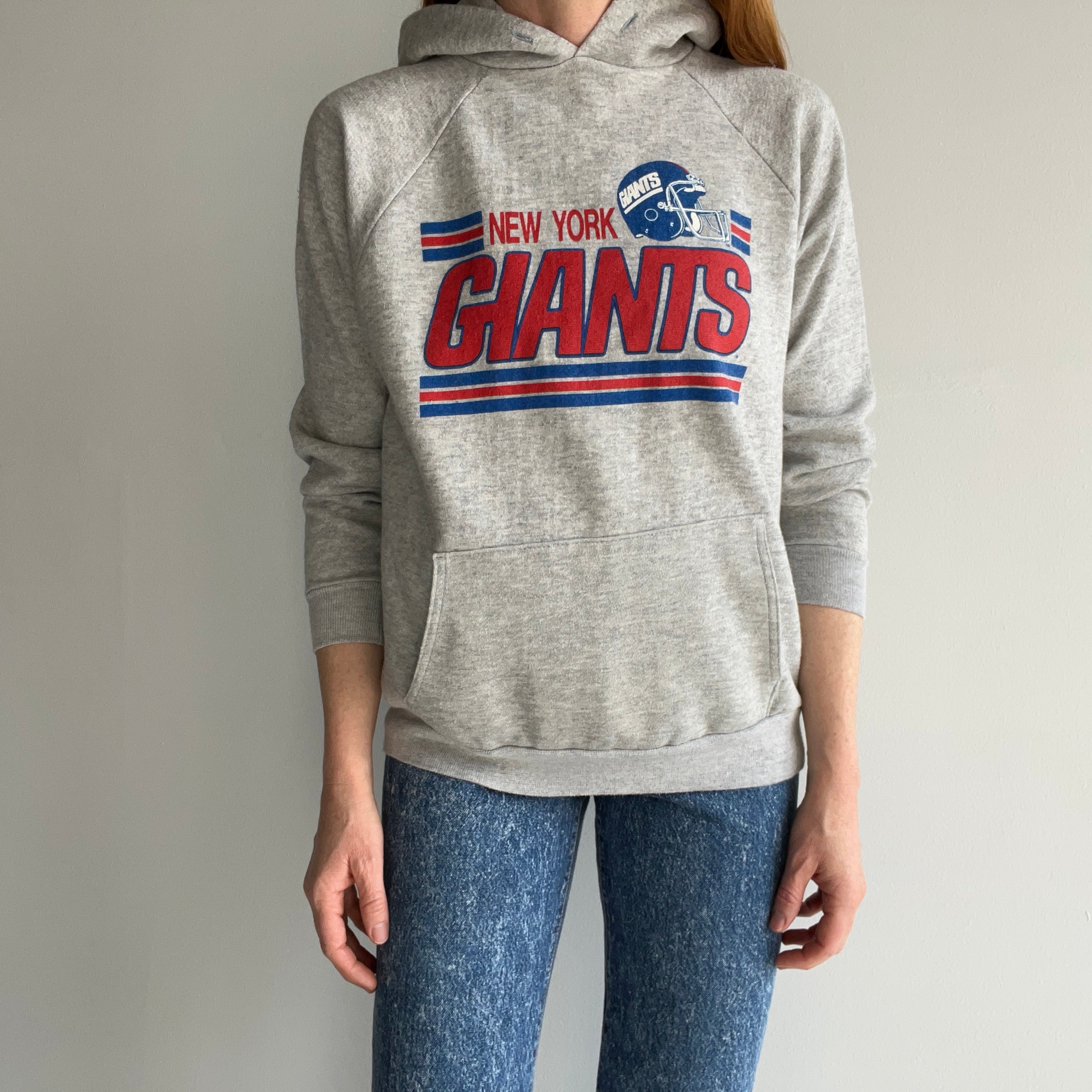 1980s NY Giants Pullover Hoodie