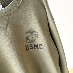 1990s USMC Tattered Cuff Sweatshirt