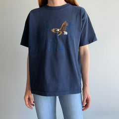 1990s Wildlife Safari Eagle Cotton T-Shirt