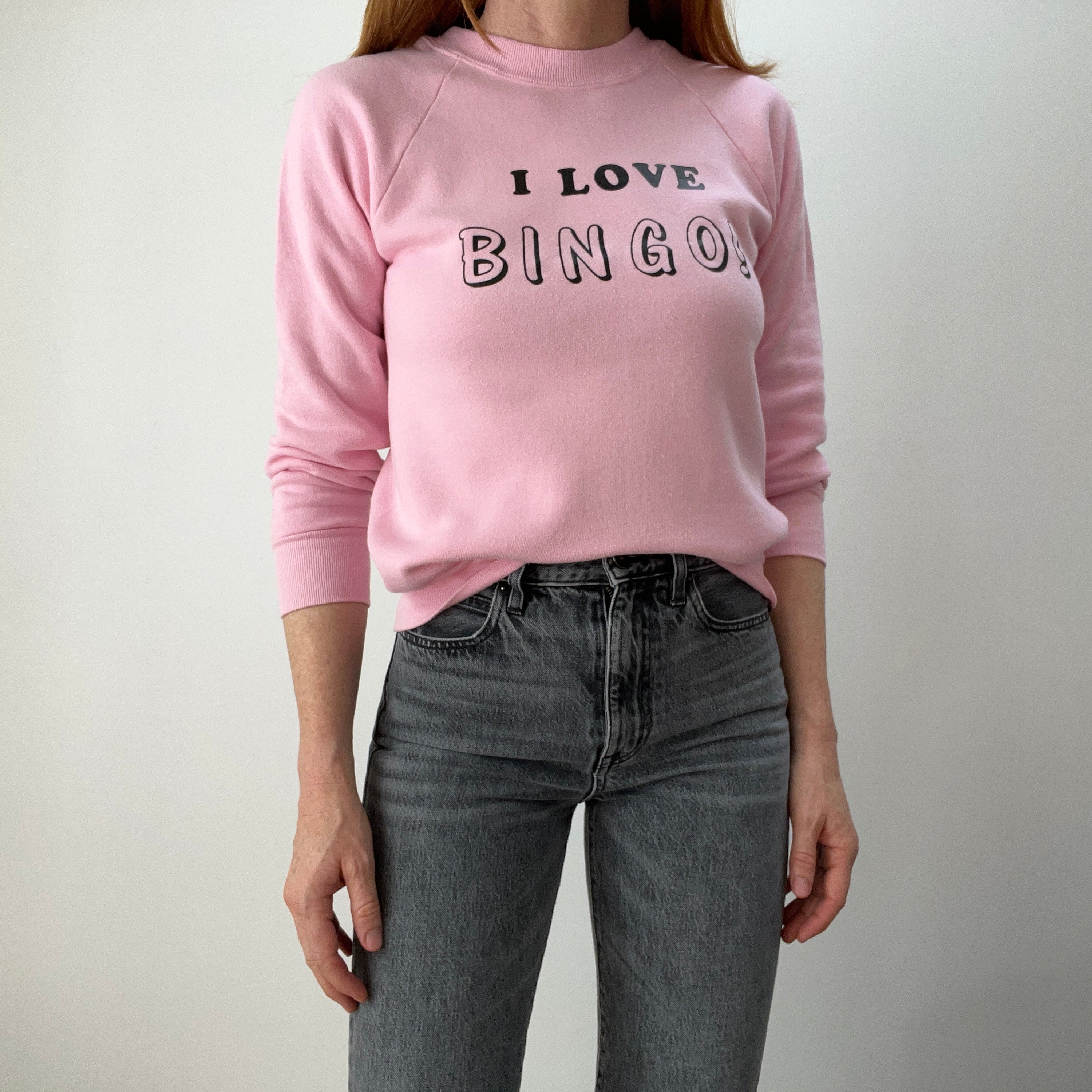 1980s I LOVE BINGO FOTL Sweatshirt