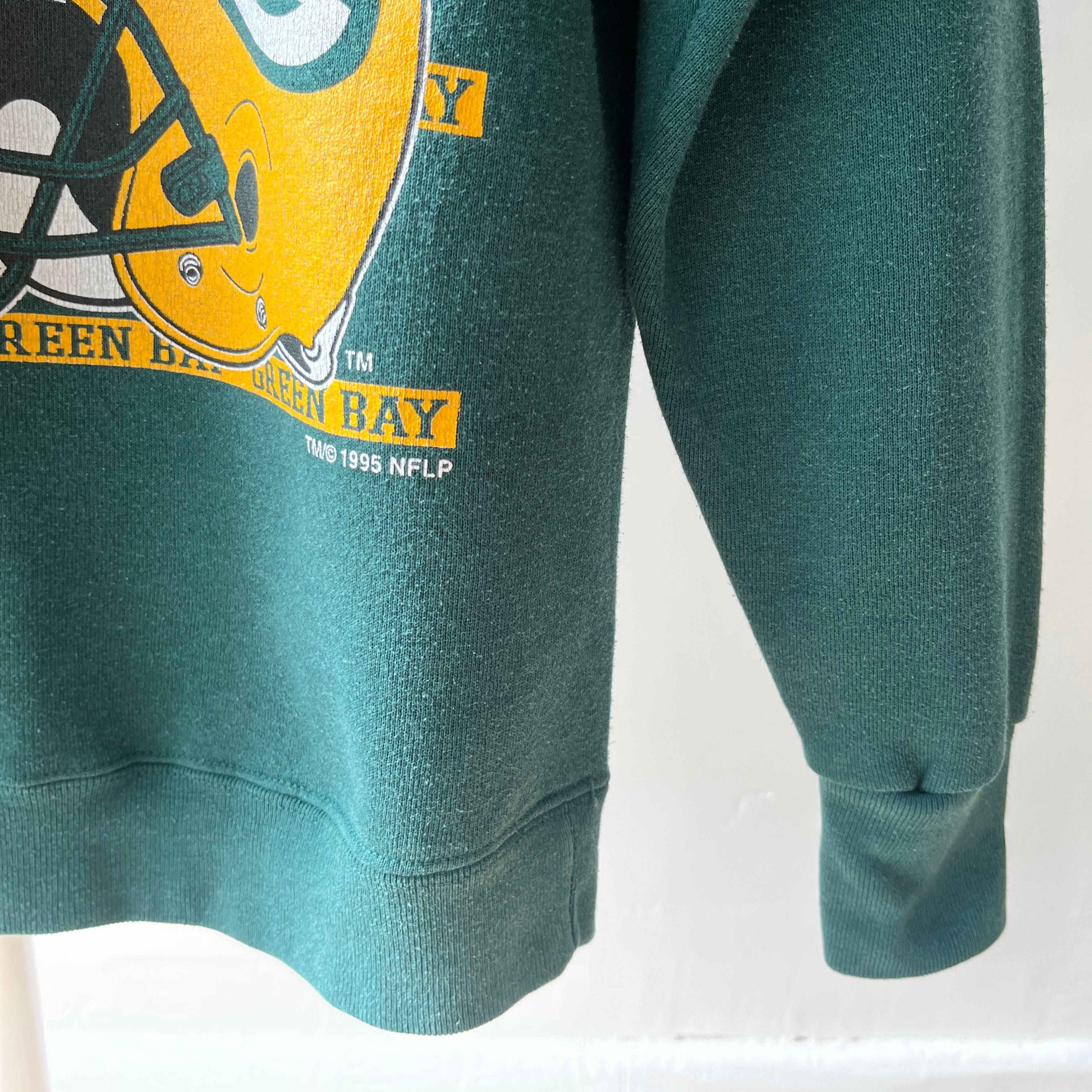 1995 Green Bay Packers NFC Central Division Champions Sweatshirt - Heavyweight Cotton/Poly