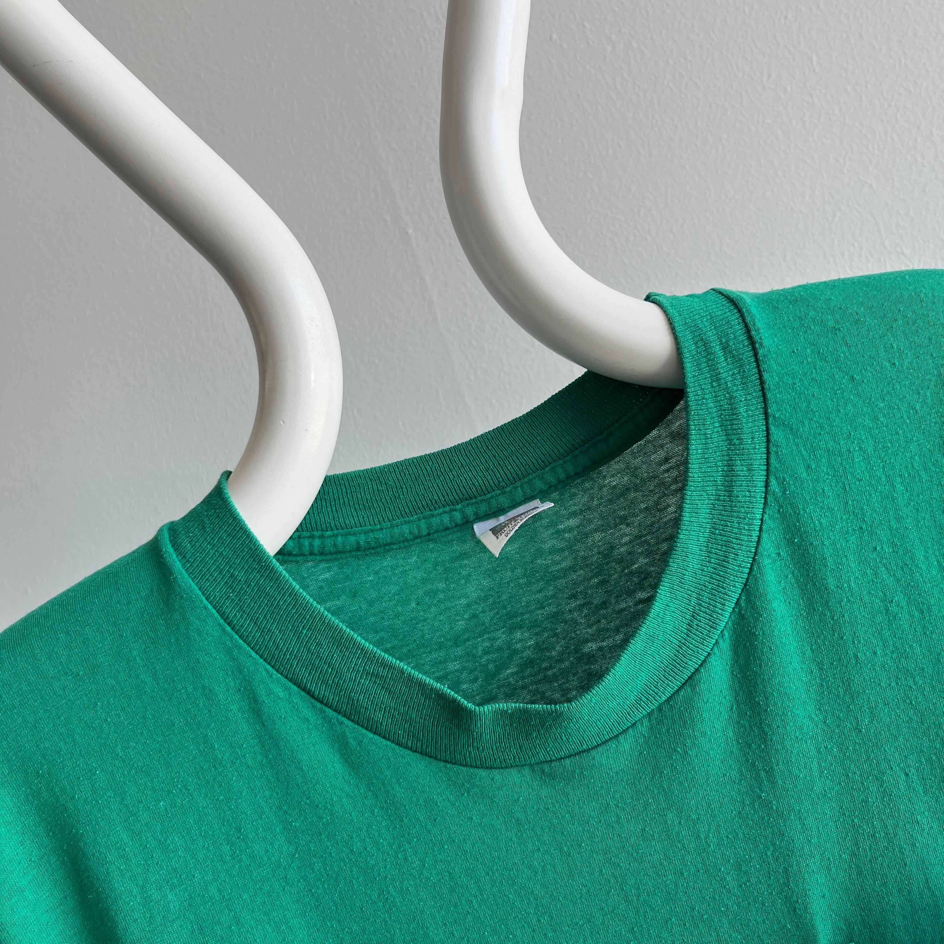 1990/2000s Slouchy Kelly Green Pocket T-Shirt by FOTL