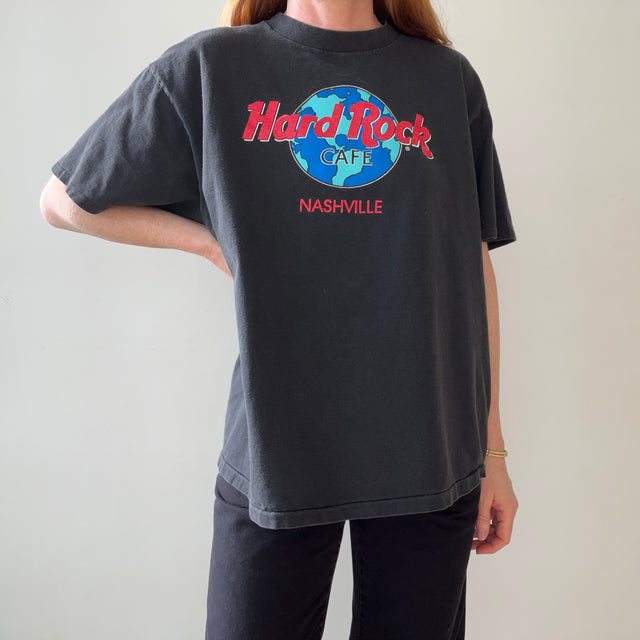 1980s/90s Black Hard Rock Cafe Nashville T Shirt