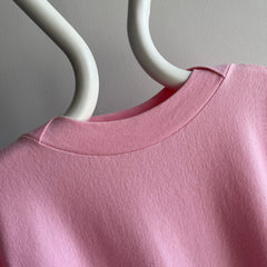 1980s Super Soft Jersey Knit Dolman Sleeve Warm Up Sweater/T-Shirt