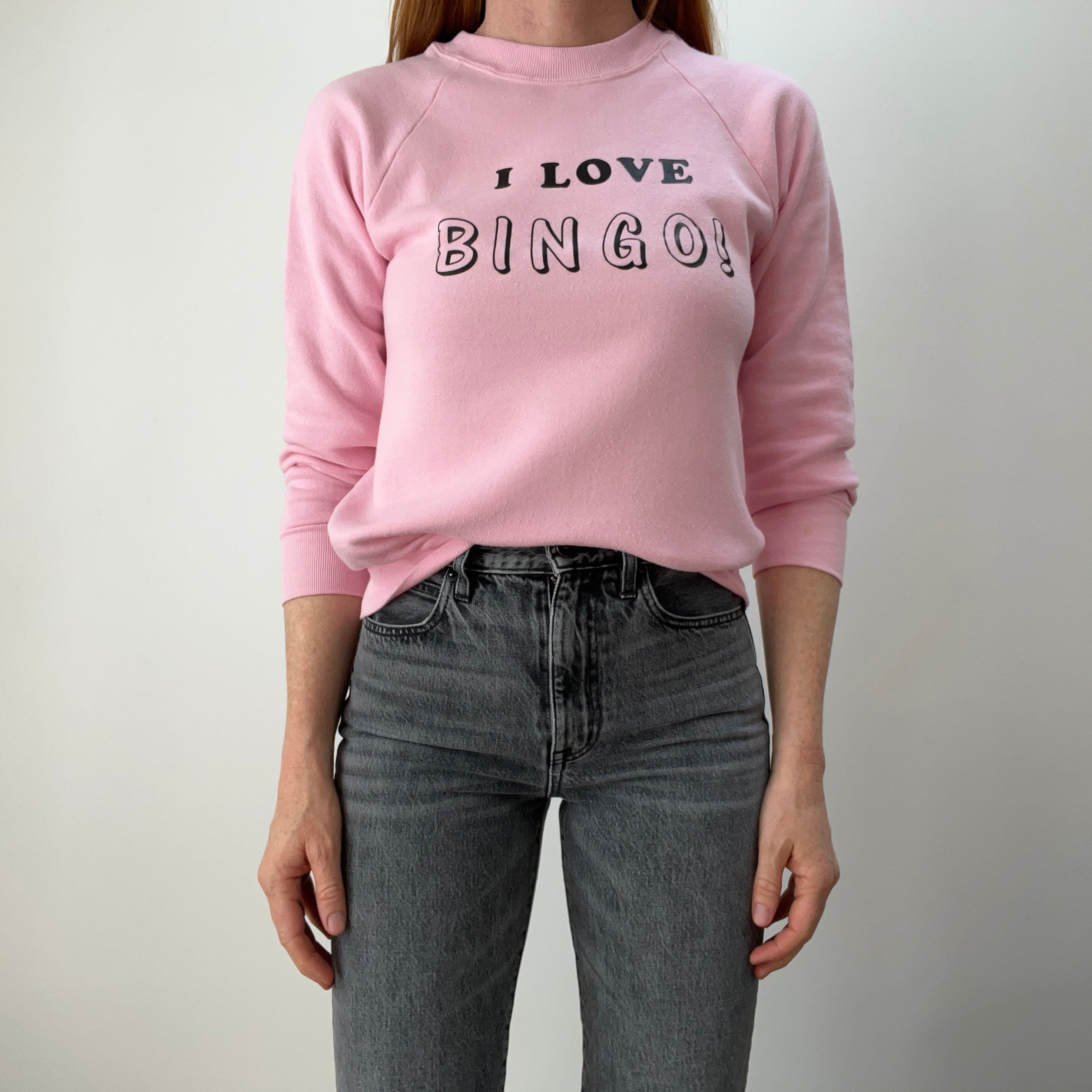 1980s I LOVE BINGO FOTL Sweatshirt