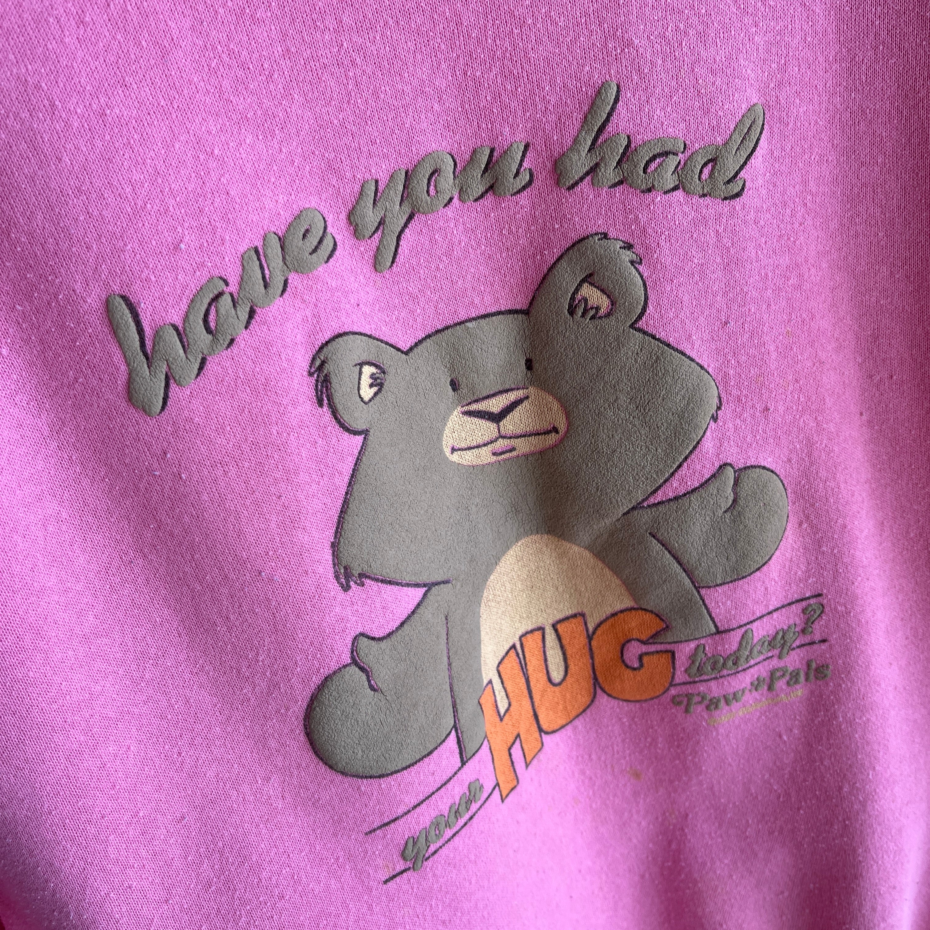 1987 Have You Had A Hug Today Teddy Bear Sweatshirt