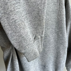 1990s FOTL Blank Gray Sweatshirt with Contrast Stitching