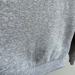 1990s FOTL Blank Gray Sweatshirt with Contrast Stitching