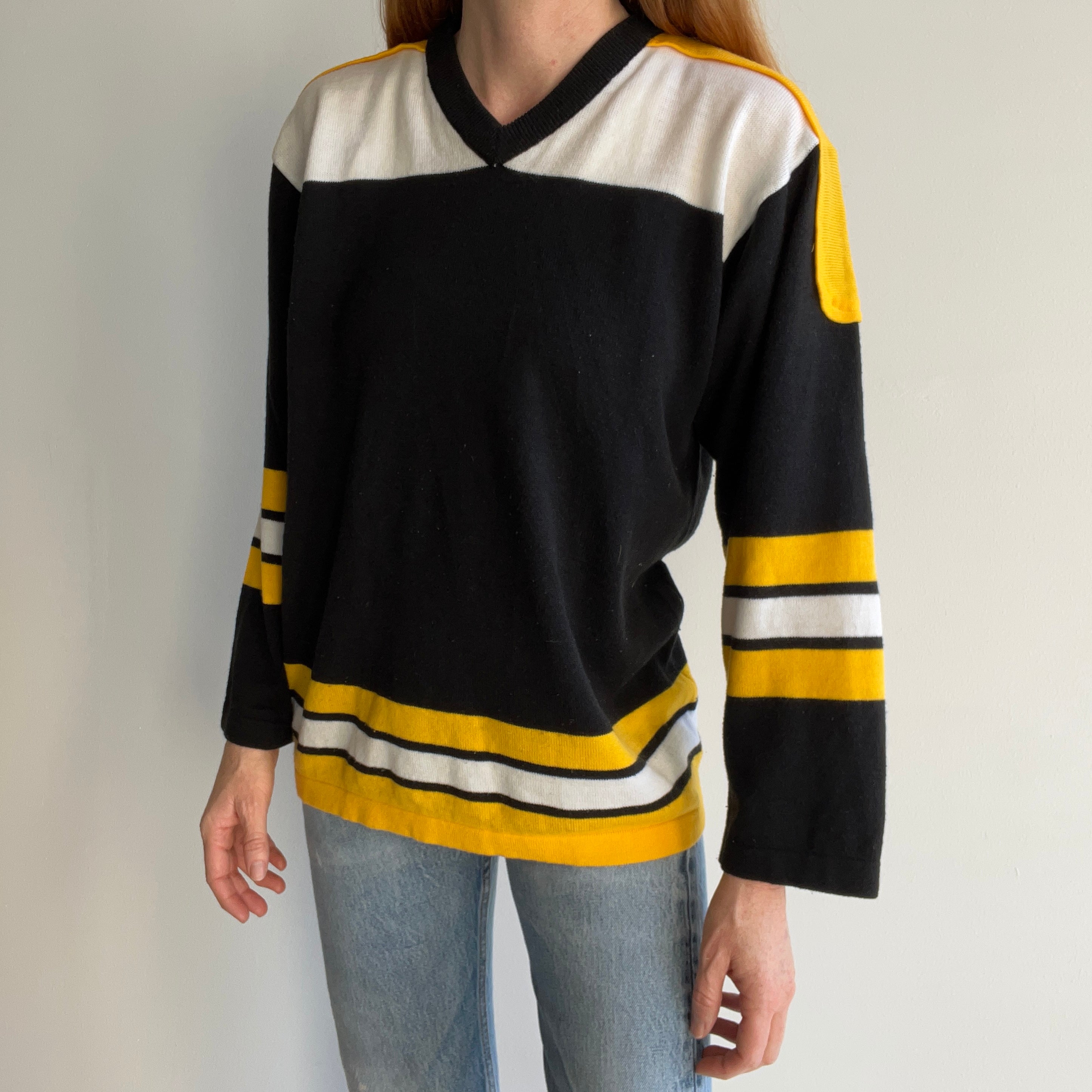 1970s Pittsburgh Penguins Hockey Colors Sweater