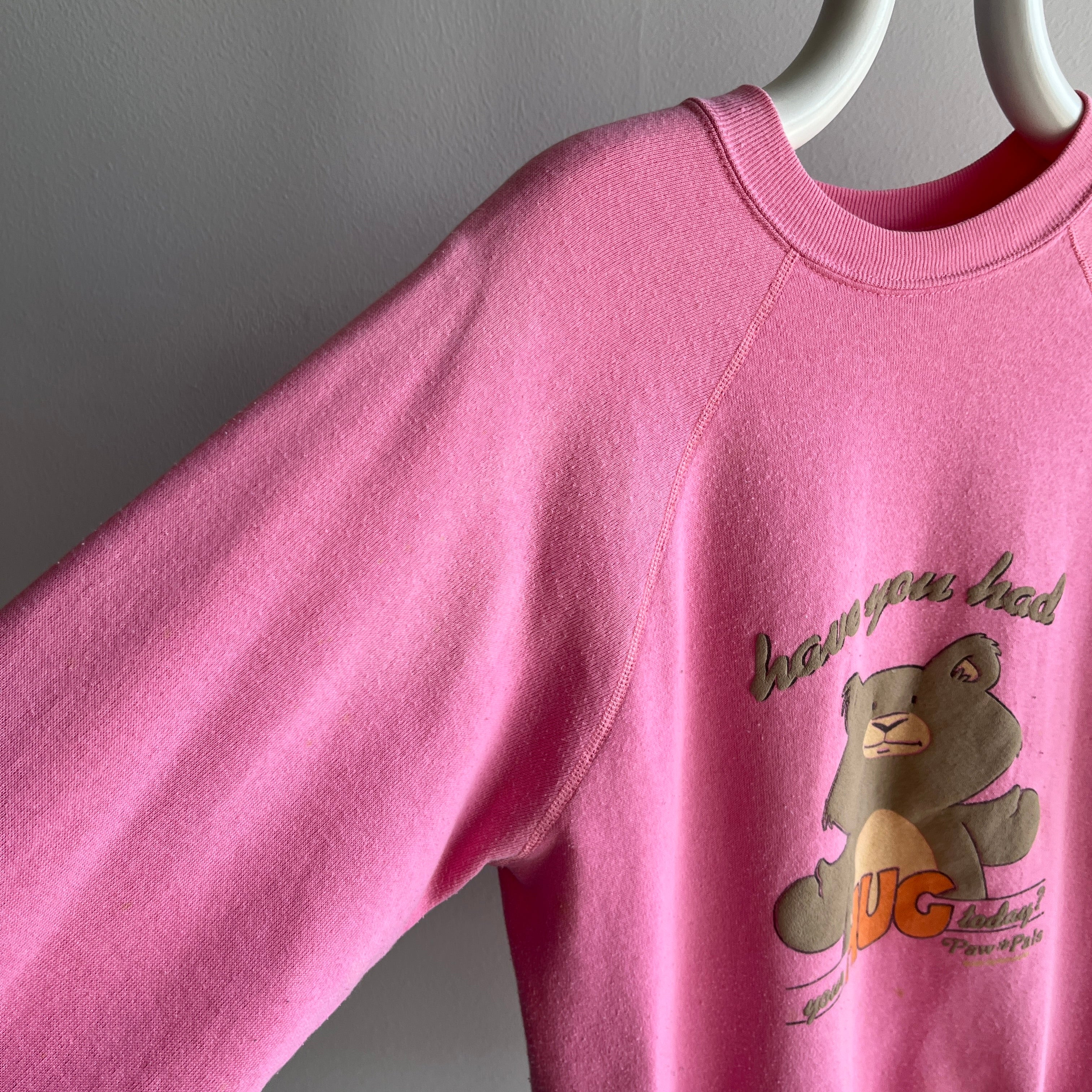 1987 Have You Had A Hug Today Teddy Bear Sweatshirt