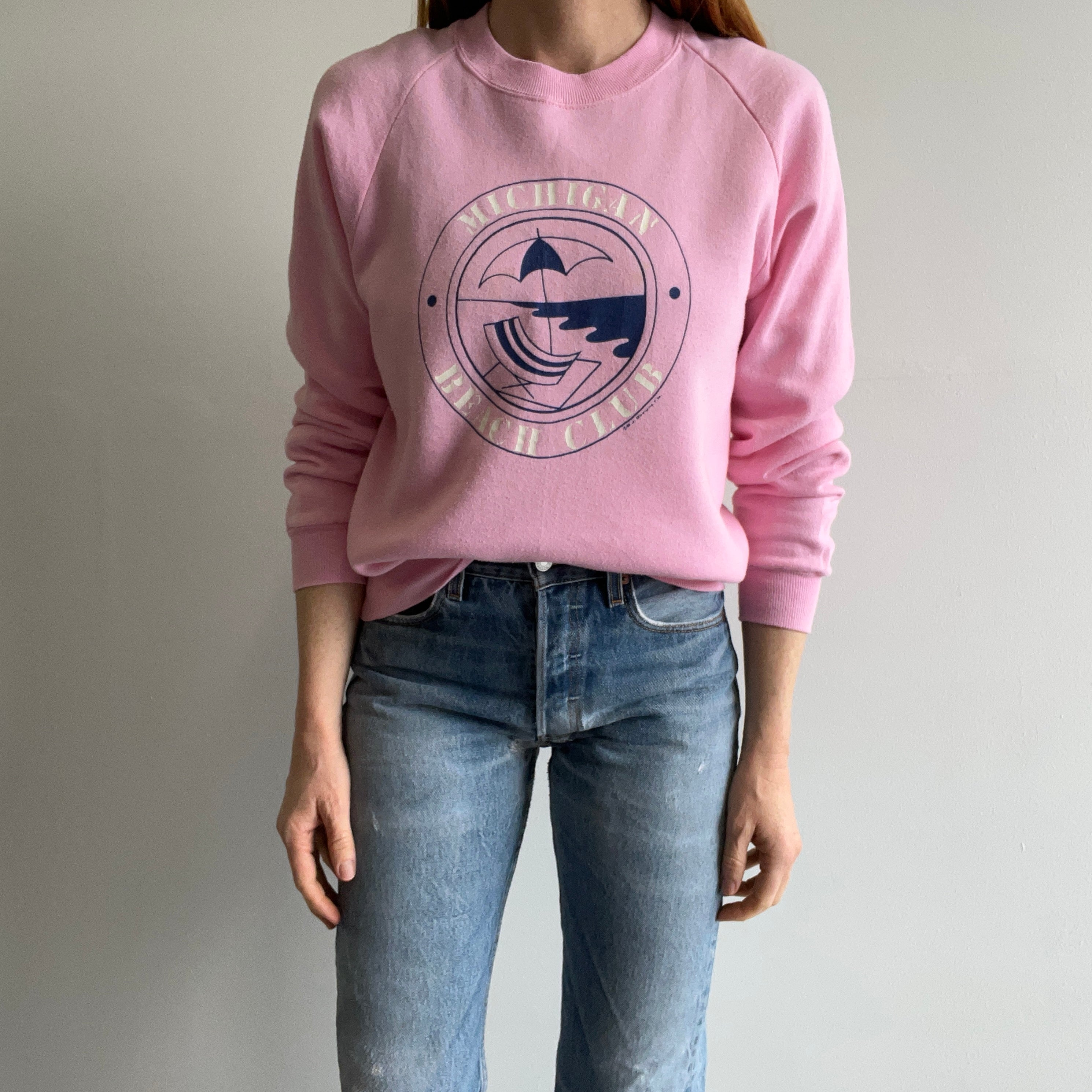 1980s Michigan Beach Club Sweatshirt
